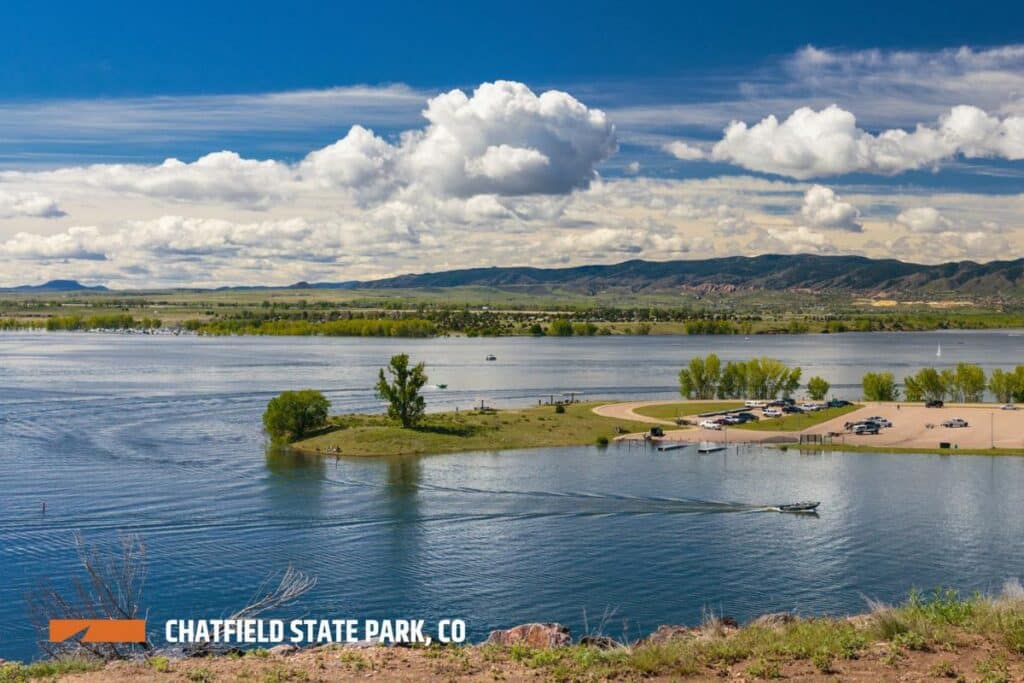 Chatfield State Park reservoir in Littleton, Colorado