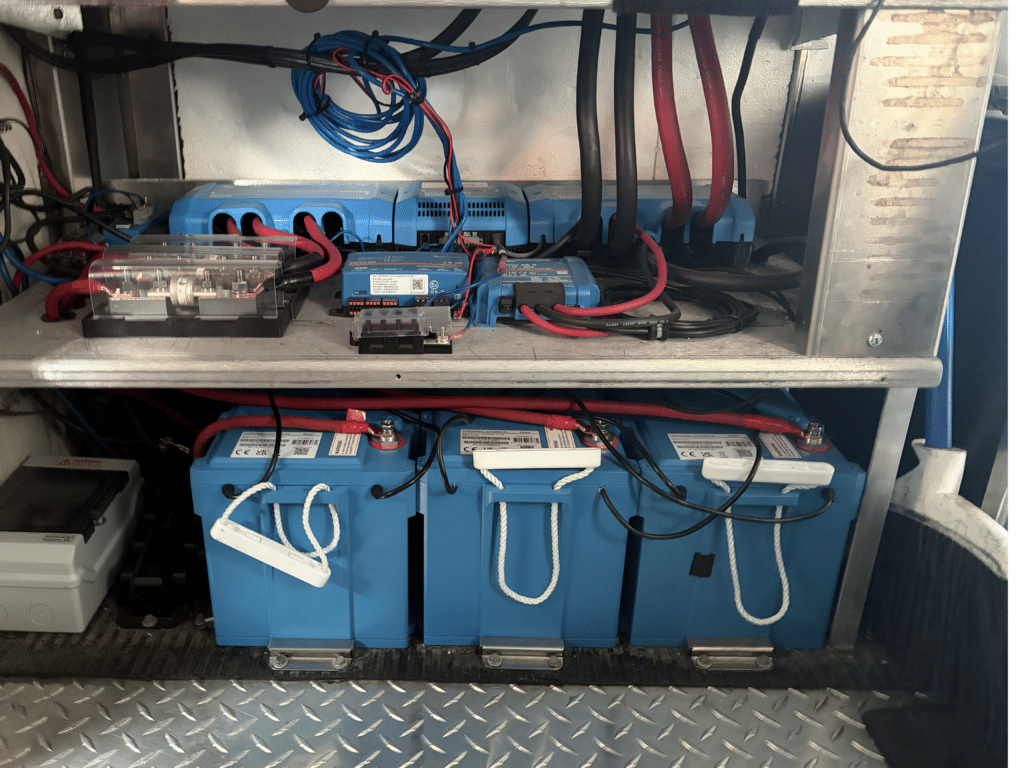 Victron system in ice cream truck