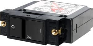 Blue Sea 7404 Flat Rocker Circuit Breaker - 20 Amps
